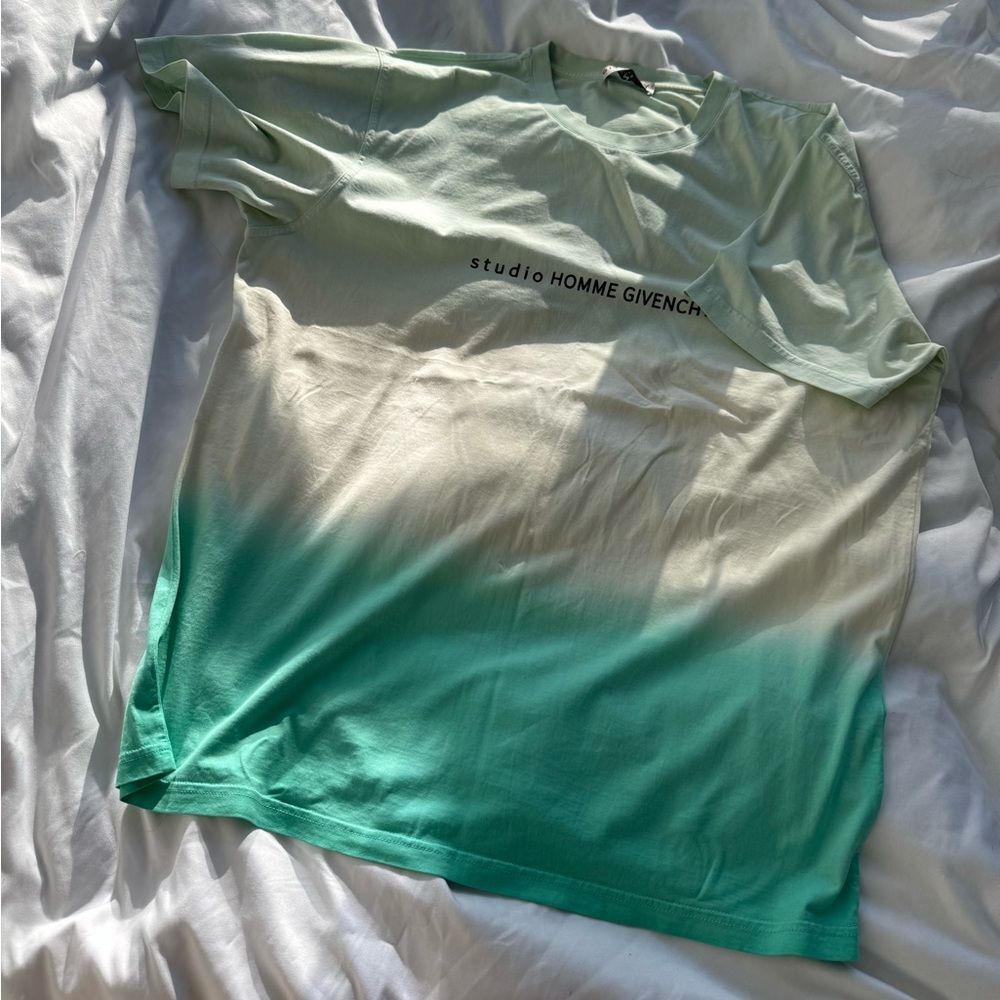 Authentic Givenchy Gradient Studio Logo T-Shirt M… - image 3